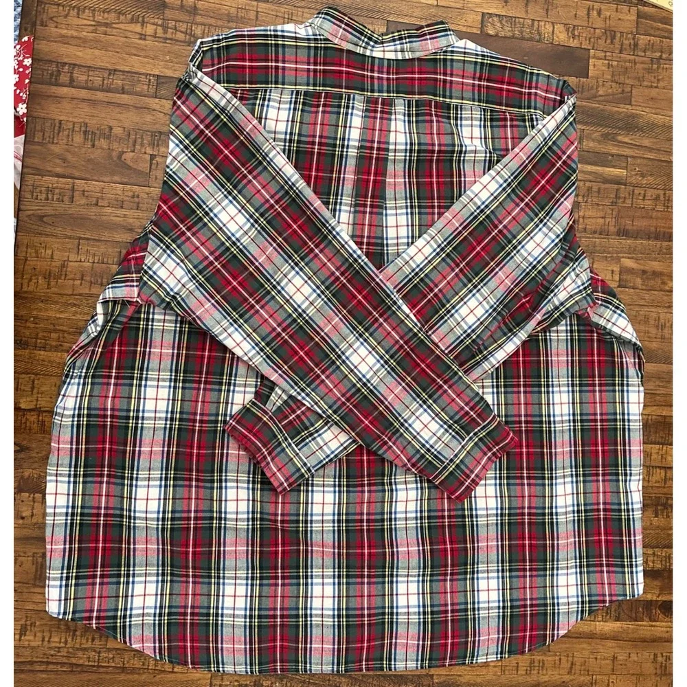 NWT $138 Polo Ralph Lauren Mens 4XB Pony Plaid Oxford Button Down Shirt Big - Picture 10 of 11